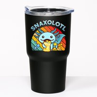 Axolotl- Snaxolotl Cute Axolotl Snacks Funny Food  Tumbler