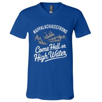 Appalachia Strong Come Hell Or High Water Mountain V-Neck T-Shirt