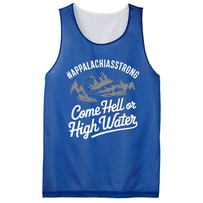 Appalachia Strong Come Hell Or High Water Mountain Mesh Reversible Basketball Jersey Tank