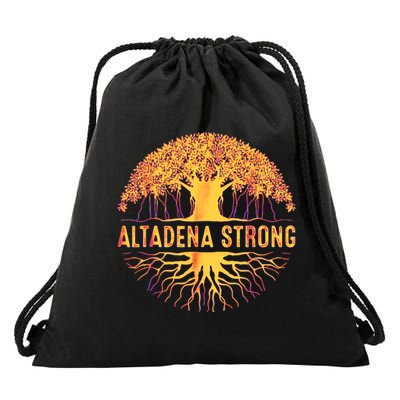Altadena Strong California Drawstring Bag