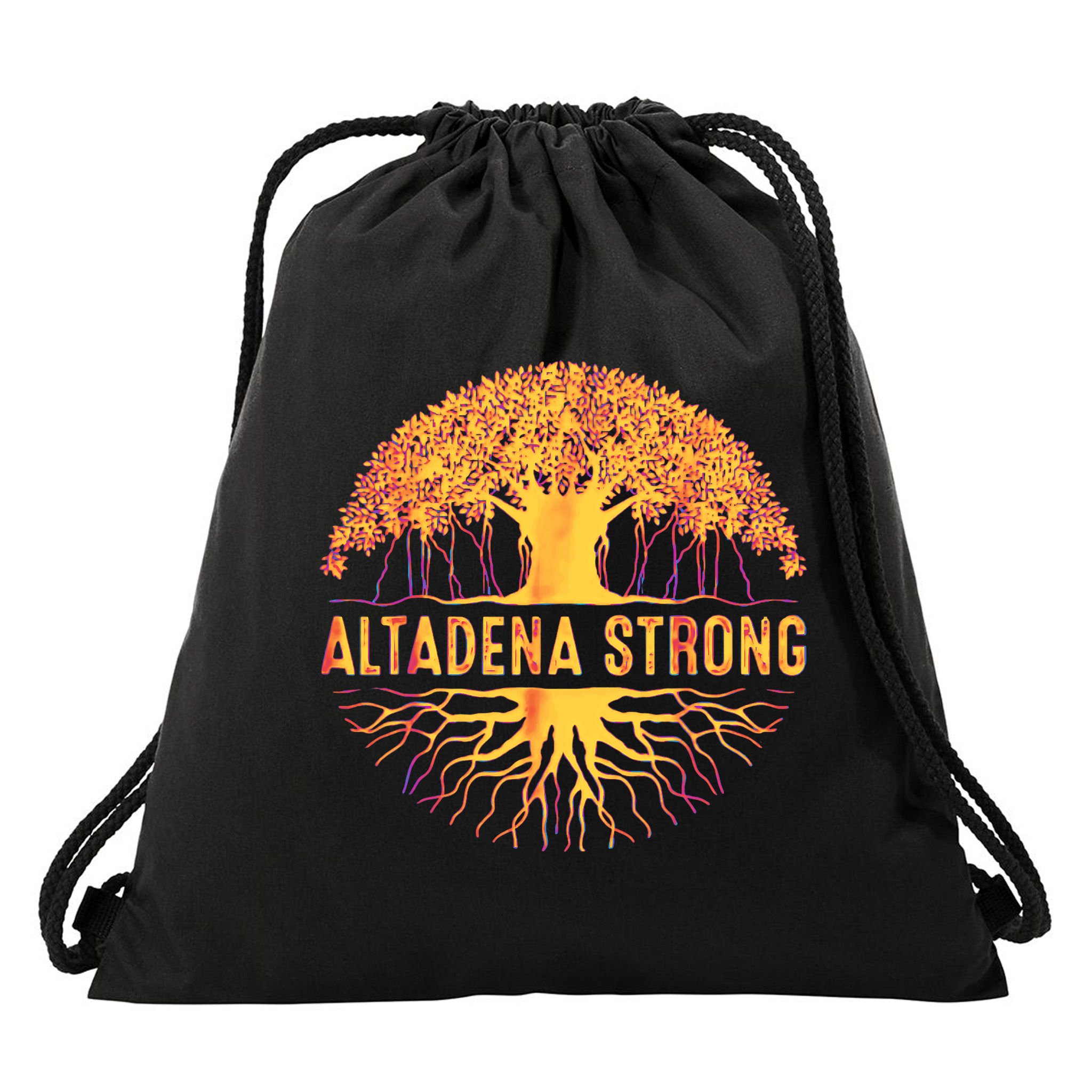Altadena Strong California Drawstring Bag