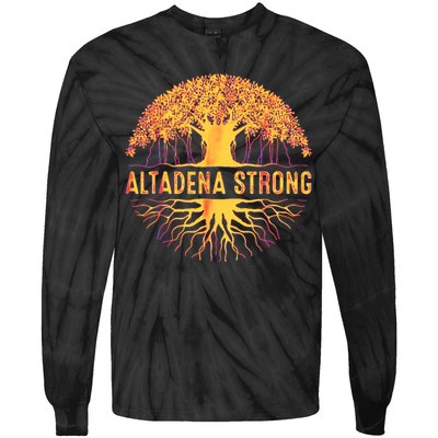 Altadena Strong California Tie-Dye Long Sleeve Shirt