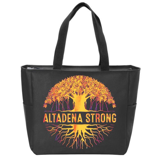 Altadena Strong California Zip Tote Bag