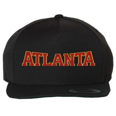 Atlanta Soccer City Vintage Atl Wool Snapback Cap