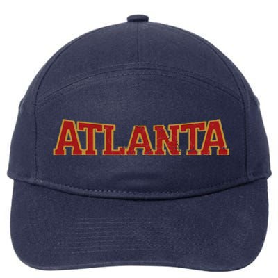 Atlanta Soccer City Vintage Atl 7-Panel Snapback Hat