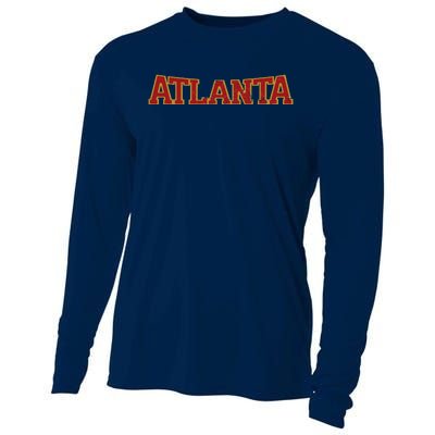 Atlanta Soccer City Vintage Atl Cooling Performance Long Sleeve Crew