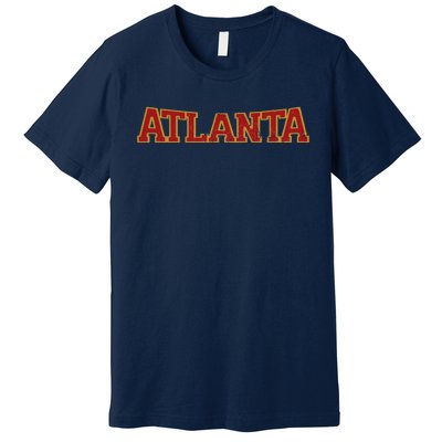 Atlanta Soccer City Vintage Atl Premium T-Shirt