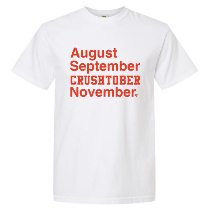 August September Crushtober November Garment-Dyed Heavyweight T-Shirt