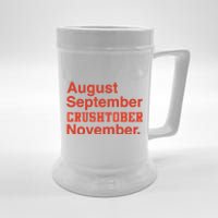 August September Crushtober November Beer Stein