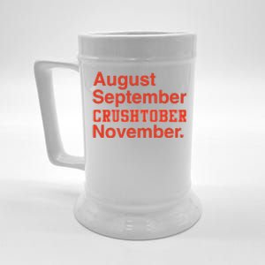 August September Crushtober November Beer Stein