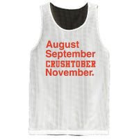 August September Crushtober November Mesh Reversible Basketball Jersey Tank