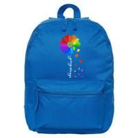 Autism Sunflower Choose Kind 16 in Basic Backpack
