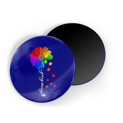Autism Sunflower Choose Kind Magnet