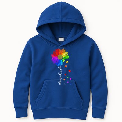 Autism Sunflower Choose Kind Kids Hoodie