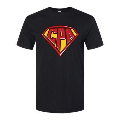 Accountant Superhero CPA T Finance Tee Softstyle® CVC T-Shirt