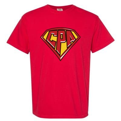 Accountant Superhero CPA T Finance Tee Garment-Dyed Heavyweight T-Shirt