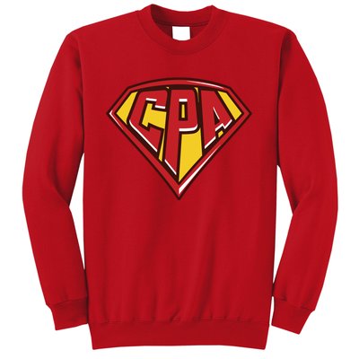 Accountant Superhero CPA T Finance Tee Sweatshirt