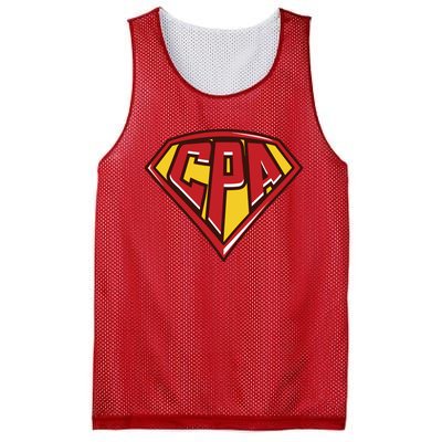 Accountant Superhero CPA T Finance Tee Mesh Reversible Basketball Jersey Tank