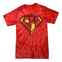 Accountant Superhero CPA T Finance Tee Tie-Dye T-Shirt