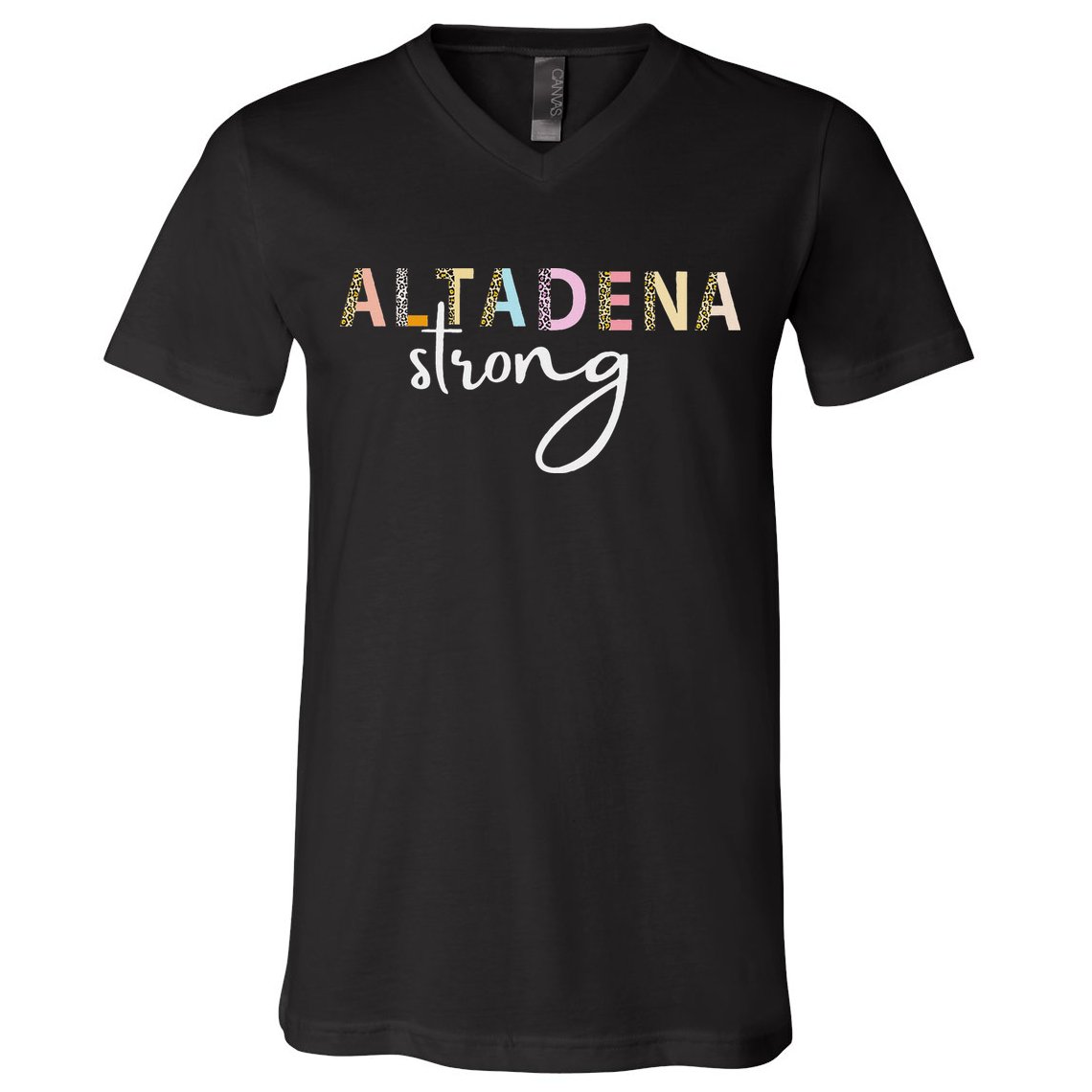 Altadena Strong California Women V-Neck T-Shirt