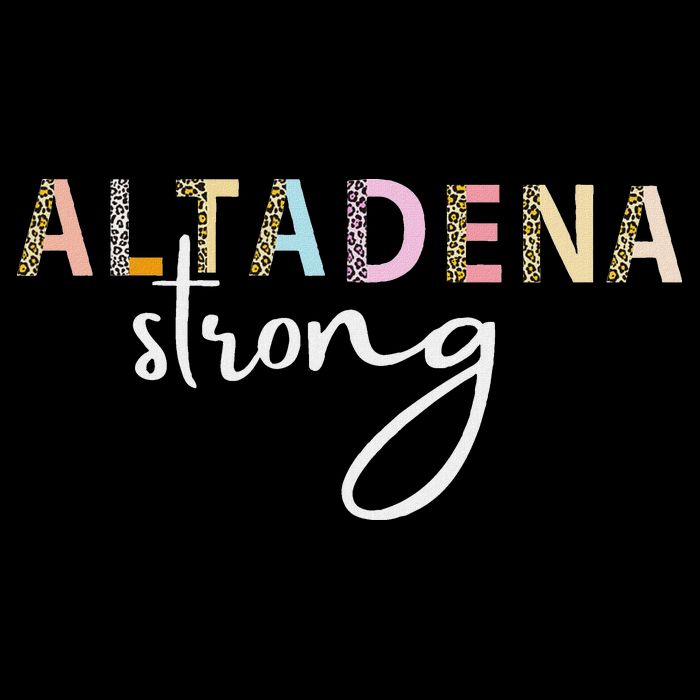 Altadena Strong California Women Button