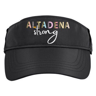 Altadena Strong California Women Adult Drive Performance Visor