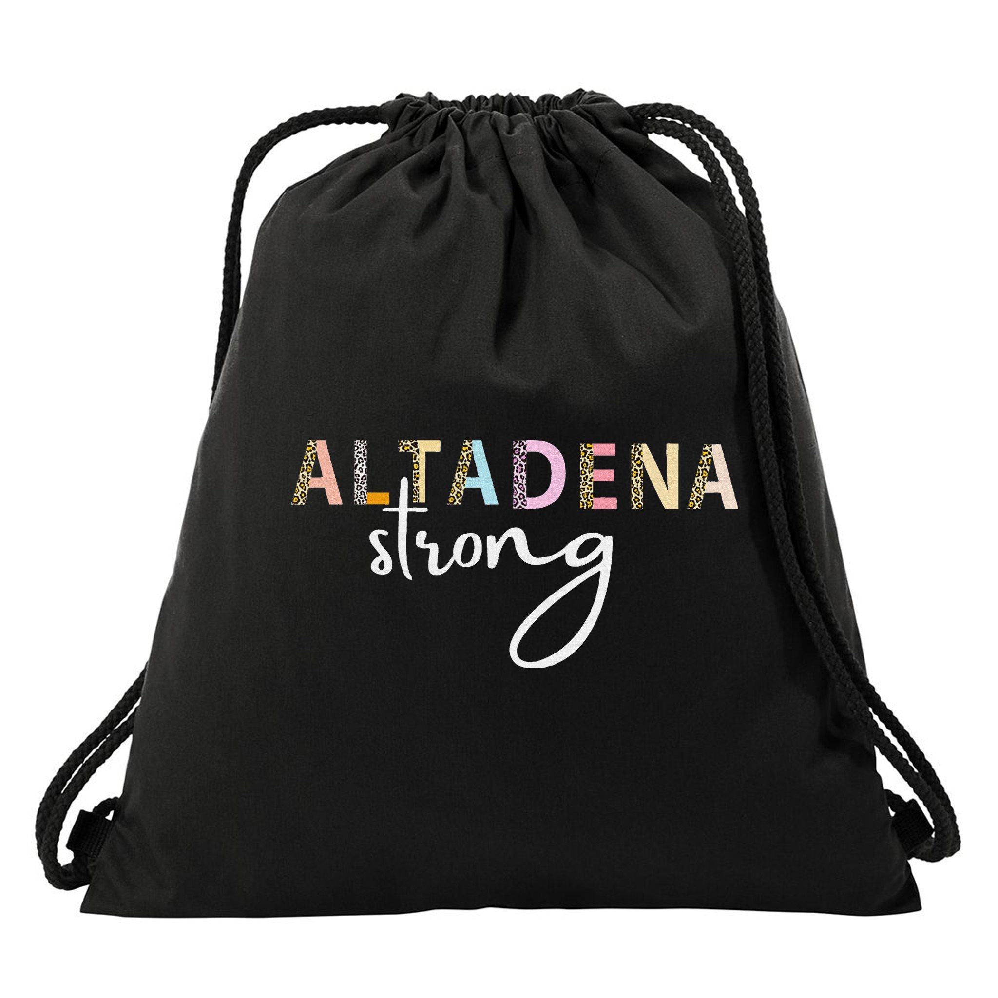 Altadena Strong California Women Drawstring Bag