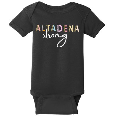 Altadena Strong California Women Baby Bodysuit