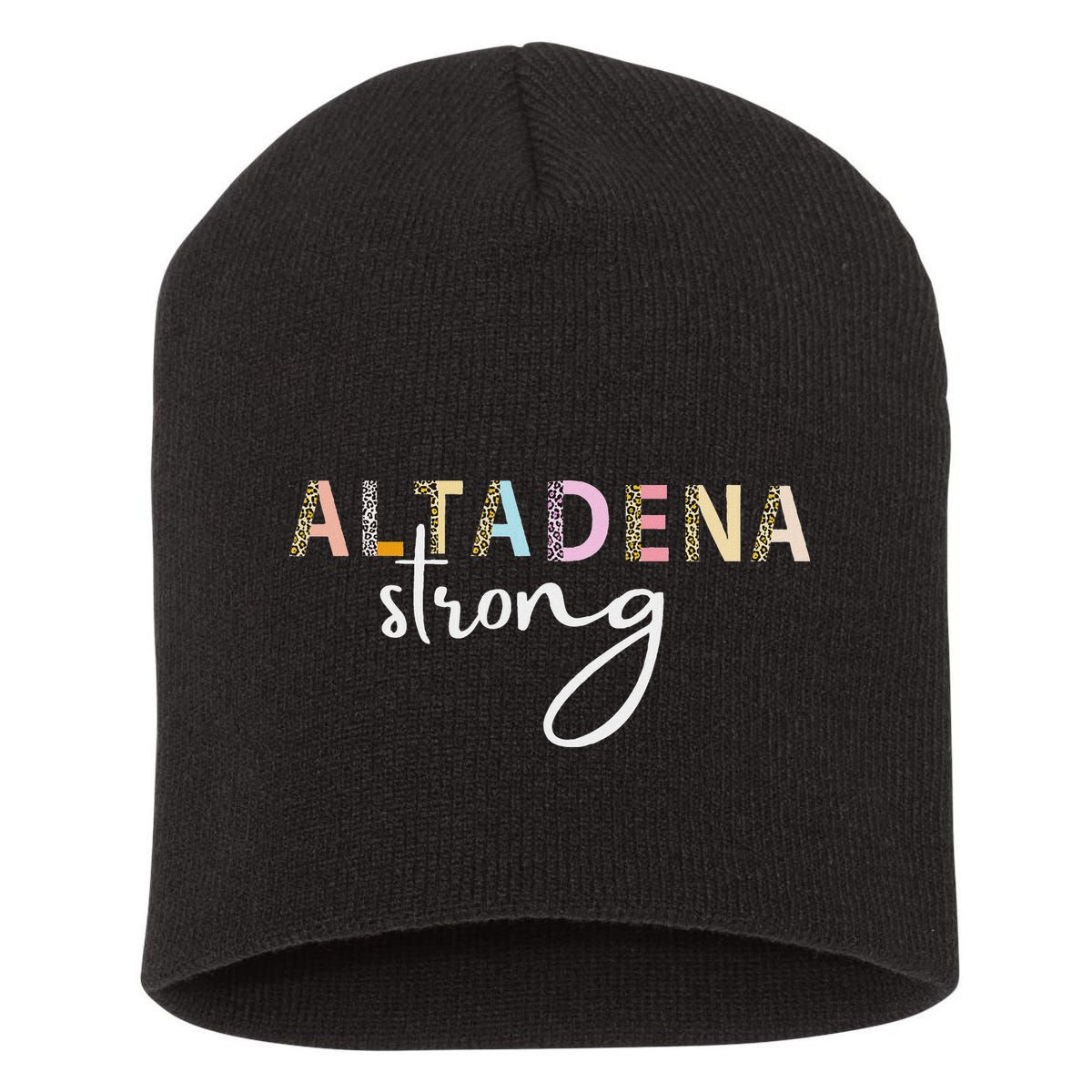 Altadena Strong California Women Short Acrylic Beanie