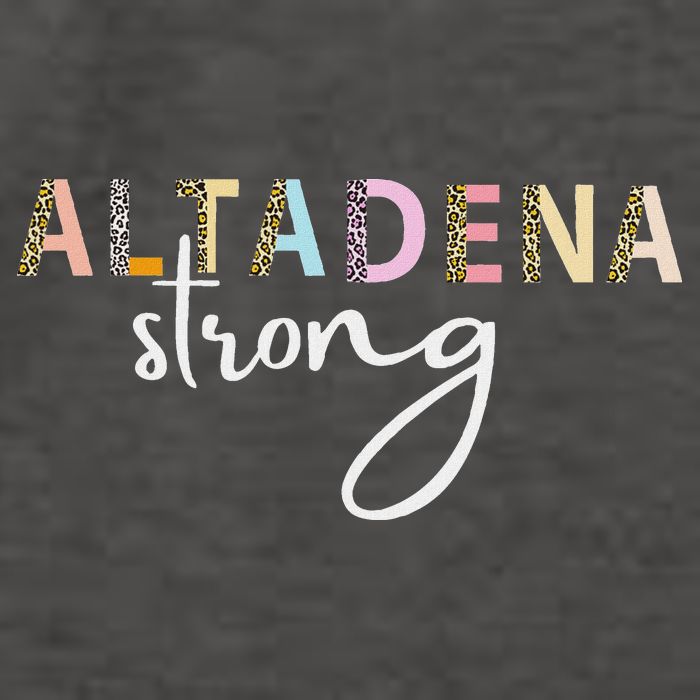 Altadena Strong California Women Vector Backpack