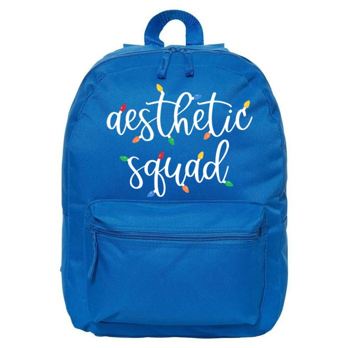 Aesthetic Squad Christmas Dealer Holiday Nurse Injector Funny Gift 16 in Basic Backpack