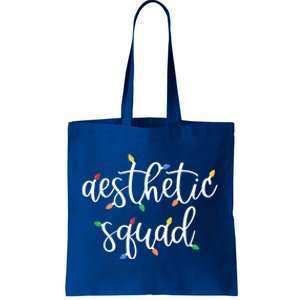 Aesthetic Squad Christmas Dealer Holiday Nurse Injector Funny Gift Tote Bag