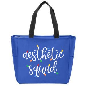 Aesthetic Squad Christmas Dealer Holiday Nurse Injector Funny Gift Zip Tote Bag