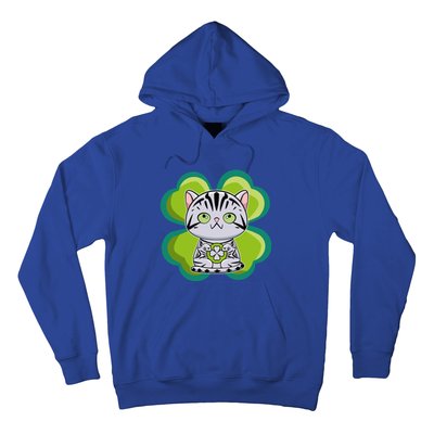 American Shorthair Cat Anime Kitten Irish St Patricks Funny Gift Hoodie