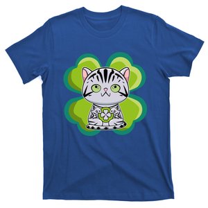 American Shorthair Cat Anime Kitten Irish St Patricks Funny Gift T-Shirt