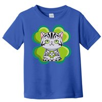 American Shorthair Cat Anime Kitten Irish St Patricks Funny Gift Toddler T-Shirt