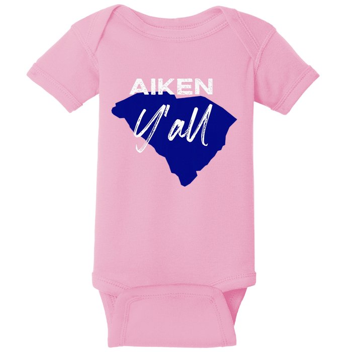 Aiken South Carolina YAll Sc Palmetto State Road Trip Baby Bodysuit