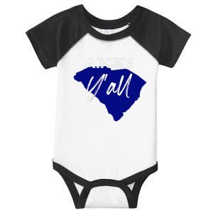 Aiken South Carolina YAll Sc Palmetto State Road Trip Infant Baby Jersey Bodysuit