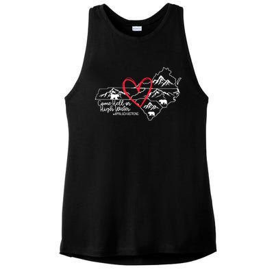 Appalachia Strong Come Hell Or High Water United Mountain Ladies PosiCharge Tri-Blend Wicking Tank