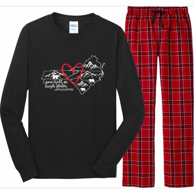 Appalachia Strong Come Hell Or High Water United Mountain Long Sleeve Pajama Set