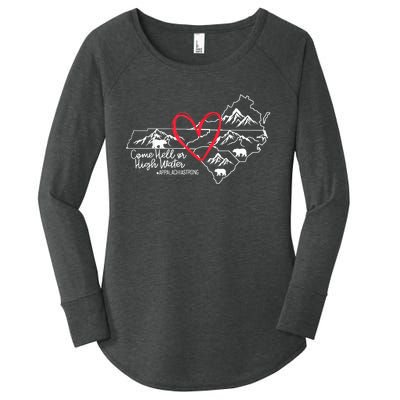 Appalachia Strong Come Hell Or High Water United Mountain Women's Perfect Tri Tunic Long Sleeve Shirt