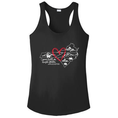 Appalachia Strong Come Hell Or High Water United Mountain Ladies PosiCharge Competitor Racerback Tank