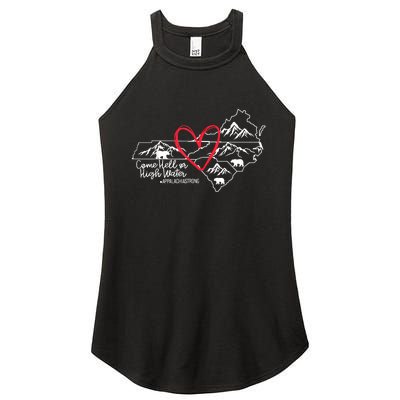 Appalachia Strong Come Hell Or High Water United Mountain Women's Perfect Tri Rocker Tank