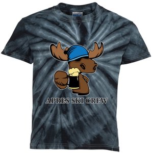 Apres Ski Crew Skiing Lover Gift For Skier Kids Tie-Dye T-Shirt