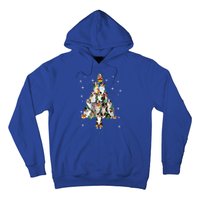 Australian Shepherd Christmas Tree Lights Xmas Pajama Dog Cool Gift Hoodie