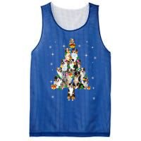 Australian Shepherd Christmas Tree Lights Xmas Pajama Dog Cool Gift Mesh Reversible Basketball Jersey Tank