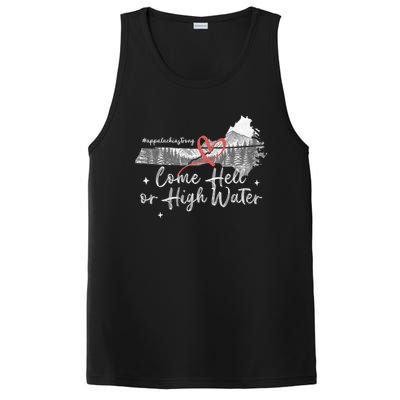 Appalachia Strong Come Hell Or High Water Mountain Nc Vn Tn PosiCharge Competitor Tank