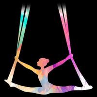Aerial Silks Circus Yoga Drawstring Bag