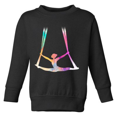 Aerial Silks Circus Yoga Toddler Sweatshirt