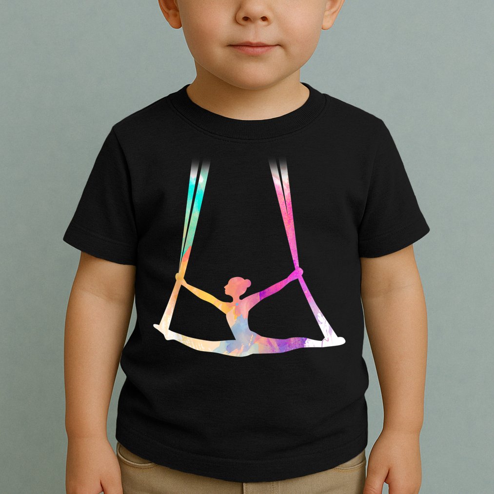 Aerial Silks Circus Yoga Toddler T-Shirt